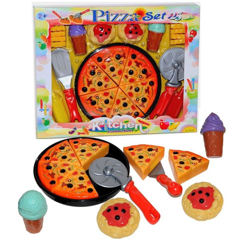 Juego de Pizza Infantil 25 Piezas