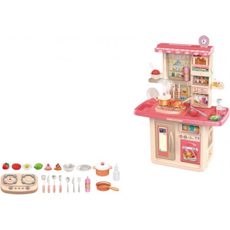 Cocina Interactiva Infantil Rosa