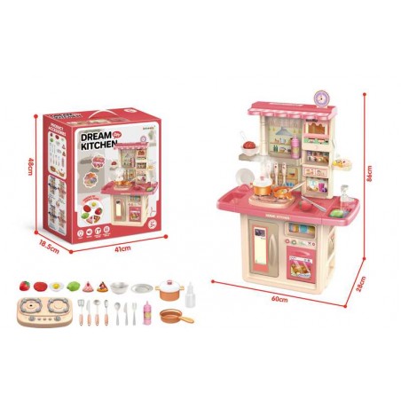 Cocina Interactiva Infantil Rosa