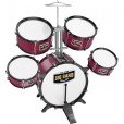 Bateria Infantil Jazz Drum Roja
