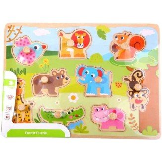 Puzzle Infantil Animales De Selva