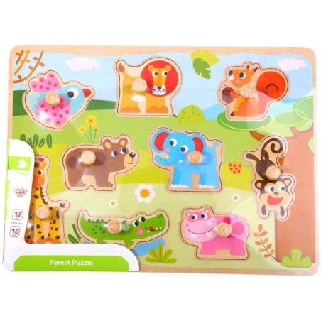 Puzzle Infantil Animales De Selva