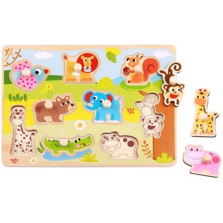 Puzzle Infantil Animales De Selva