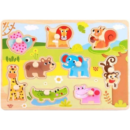 Puzzle Infantil Animales De Selva