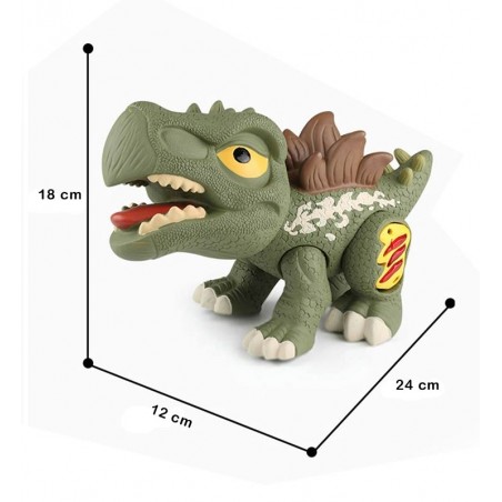 Estegosaurio Baby con Funciones Luces y Sonidos