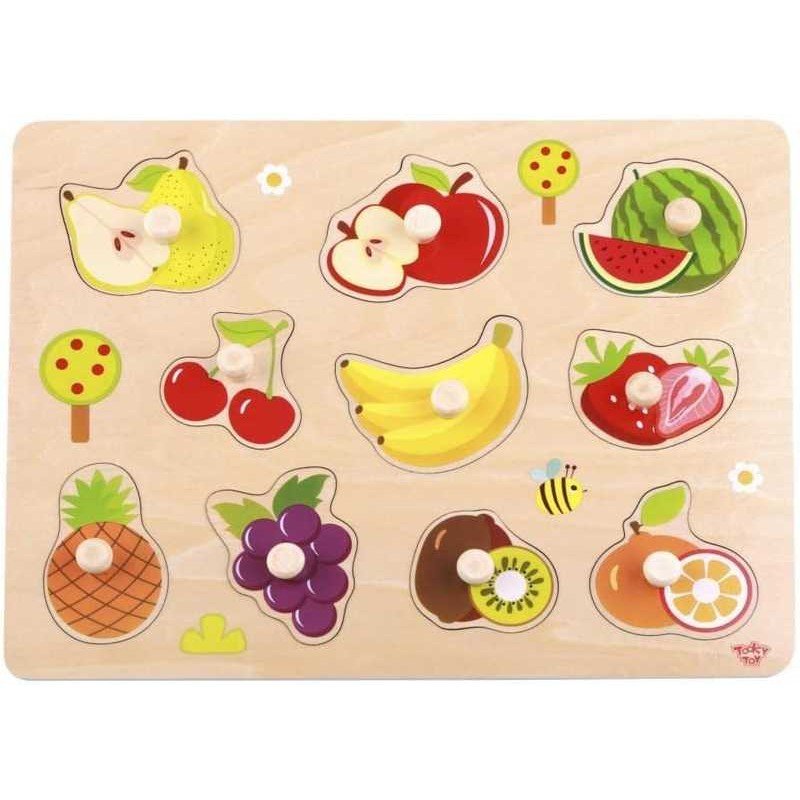 Puzzle De Madera Frutas