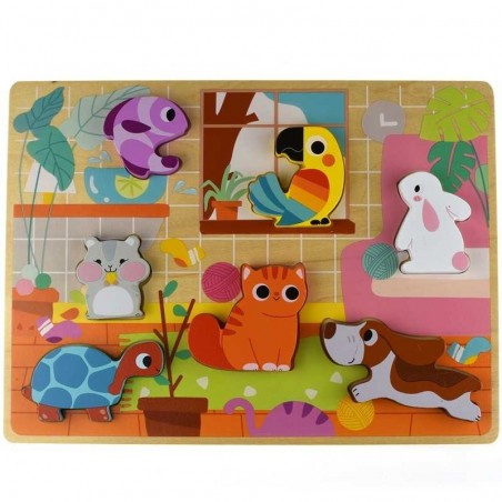 Puzzle Animales Domésticos Infantil