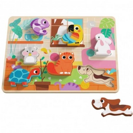 Puzzle Animales Domésticos Infantil