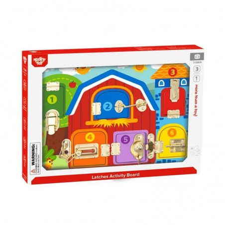 Juego Tablero Pestillos Infantil