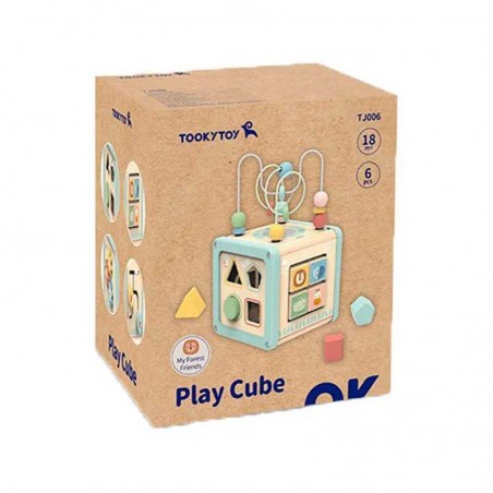 Cubo De Actividades Infantil De Madera