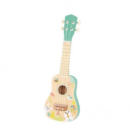 Ukelele Infantil De Madera