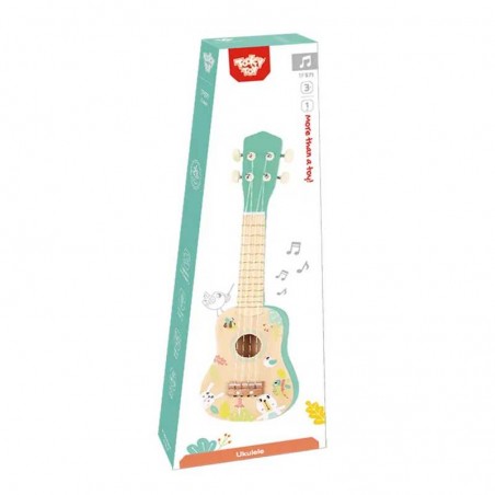 Ukelele Infantil De Madera