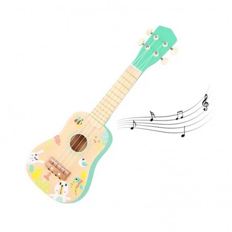 Ukelele Infantil De Madera