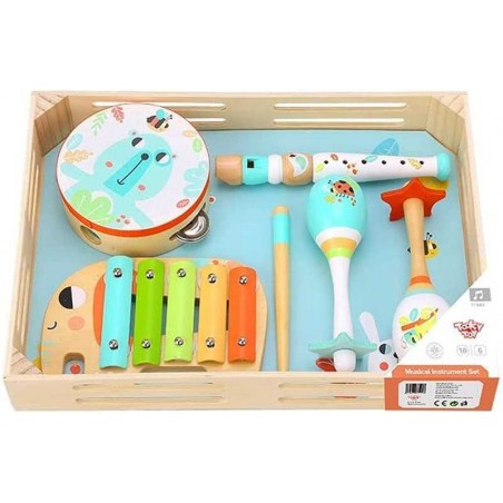 Set Instrumentos de Madera Infantil