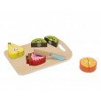 Set Cortar Frutas De Madera Infantil