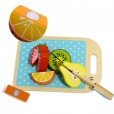 Set Cortar Frutas De Madera Infantil