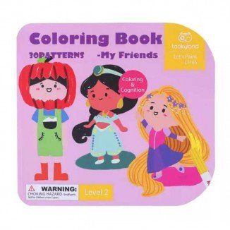 Libro de Colorear Infantil Mis Amigas