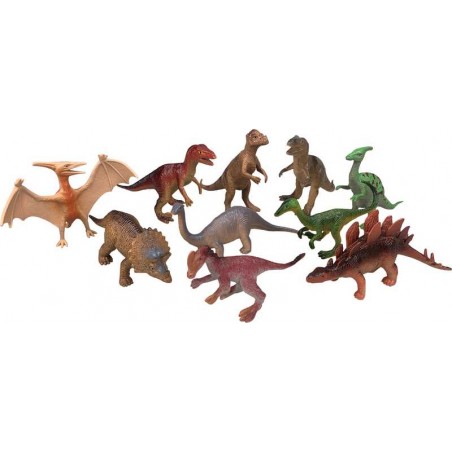 Cubo 10 Figuras De Dinosaurios