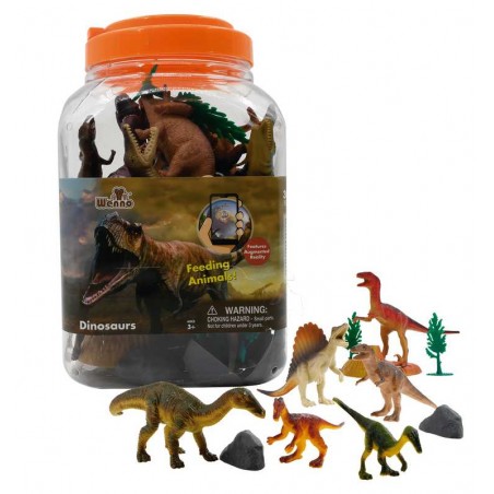 Cubo 40 Figuras De Dinosaurios