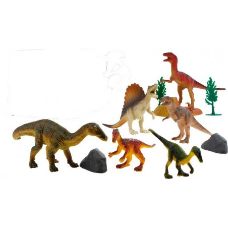 Cubo 40 Figuras De Dinosaurios