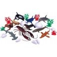Cubo 25 Figuras De Animales Marinos