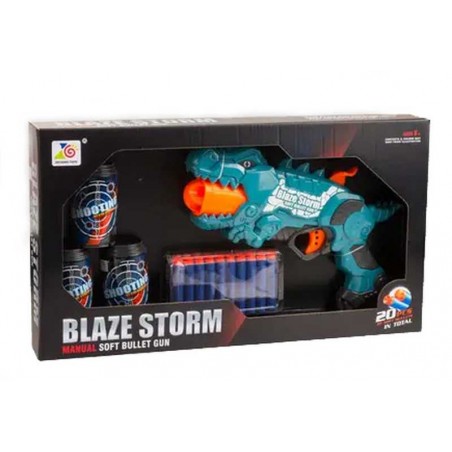 Lanzadardos Pistola Dino Blaze Storm