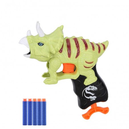 Lanzadardos Pistola Triceratops Blaze Storm