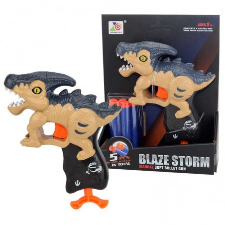 Lanzadardos Pistola Parasaurio Blaze Storm