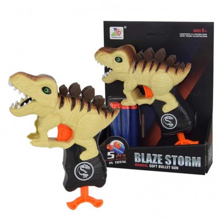 Lanzadardos Pistola Giganotosaurio Blaze Storm