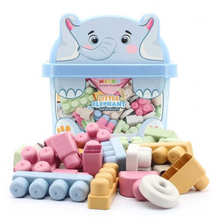 Cubo de Bloques Elefante Infantil