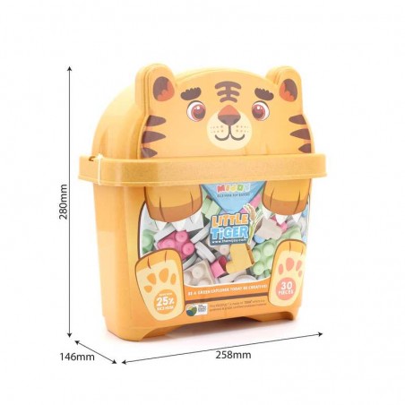 Cubo De Bloques Infantil Tigre