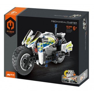 Moto de Policía STEM Mechanical Master 193 piezas