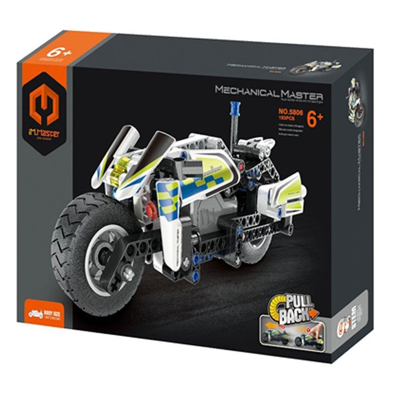 Moto de Policía STEM Mechanical Master 193 piezas