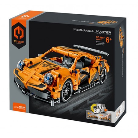 Coche de Carreras Naranja STEM Mechanical Master 490 piezas