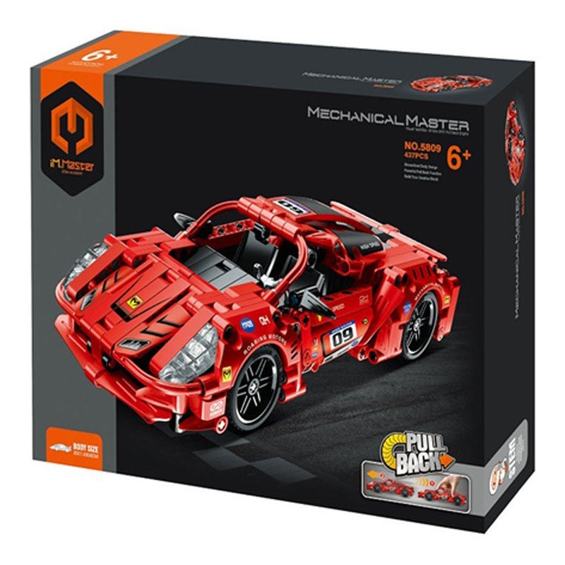 Coche de Carreras Rojo STEM Mechanical Master 437 piezas