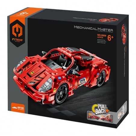 Coche de Carreras Rojo STEM Mechanical Master 437 piezas