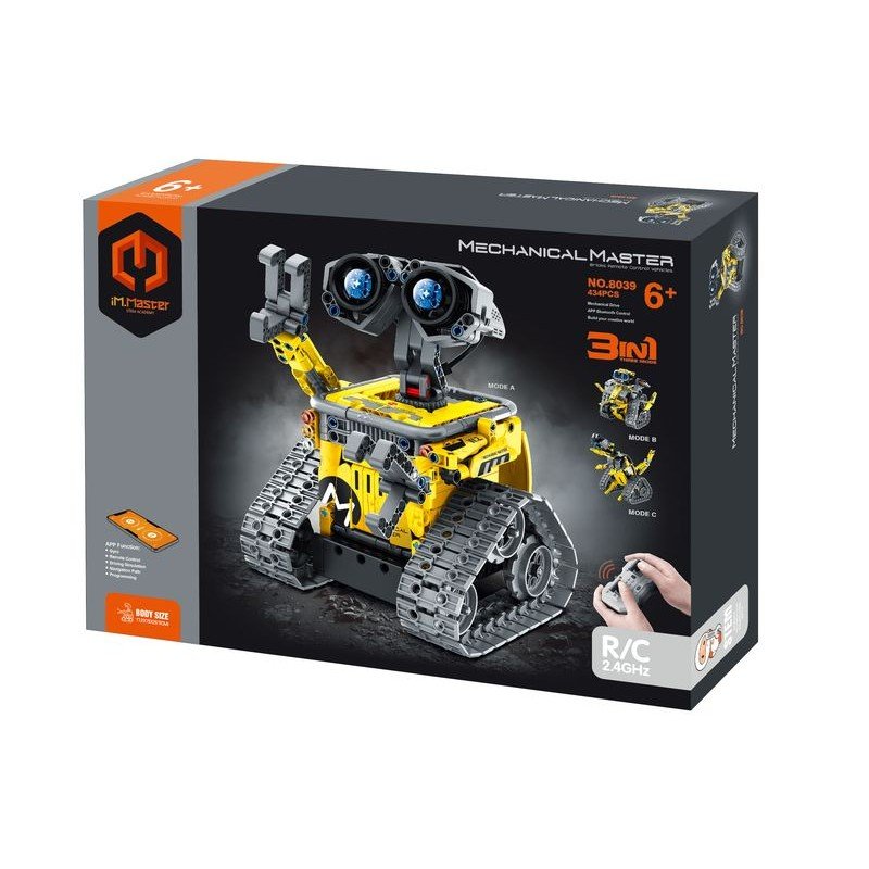 Robot 3 en 1 STEM Radio Control 434 piezas