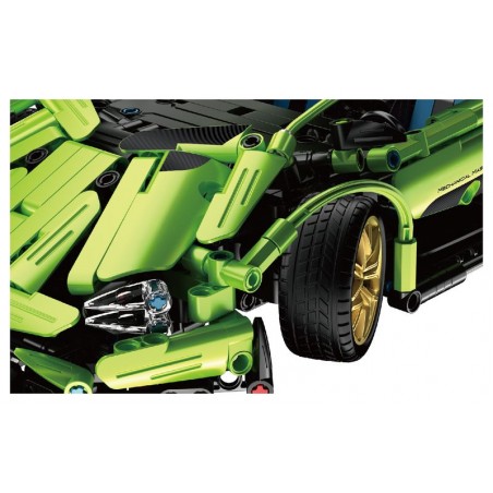 Superdeportivo Verde STEM Mechanical Master 1130 piezas