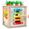 Cubo De Juegos Infantil De Madera 6 en 1