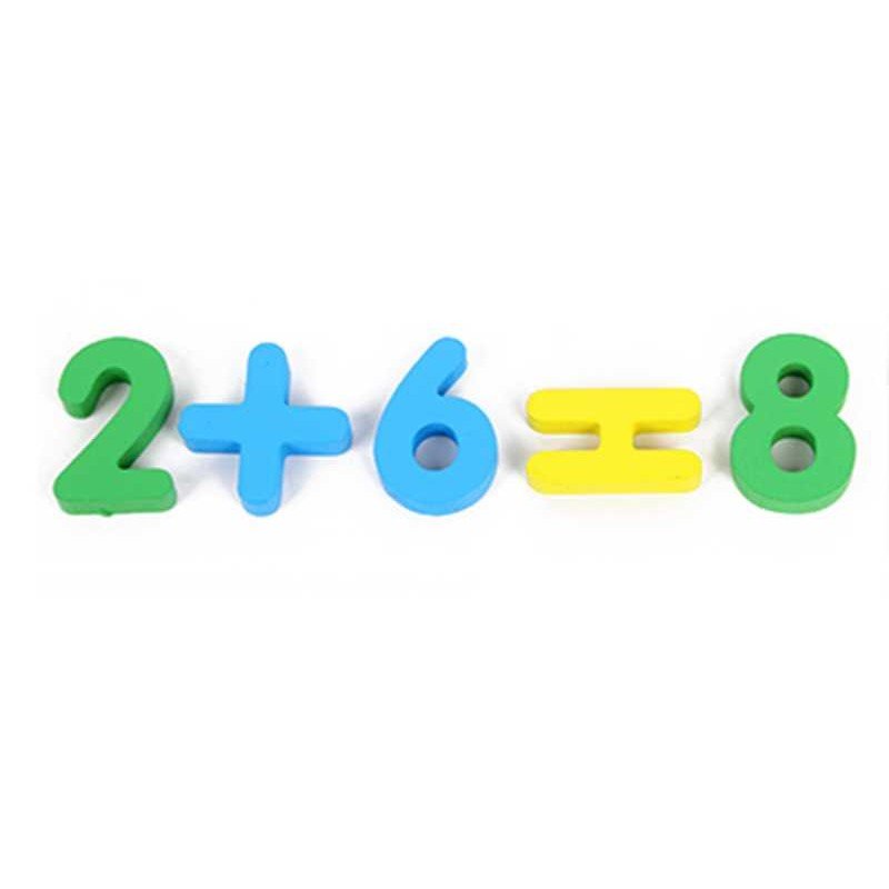 Set Juego Números De Madera