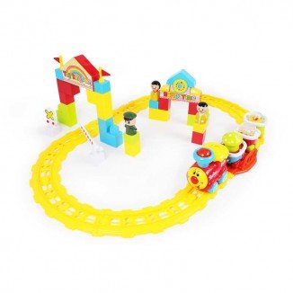 Parque Tren Con Vías Infantil