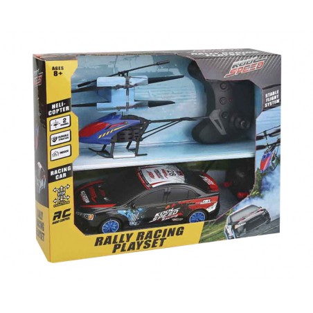 Pack Radio Control Coche y Helicóptero