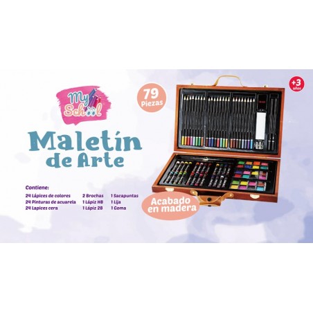 Maletín de Pintura 79 piezas