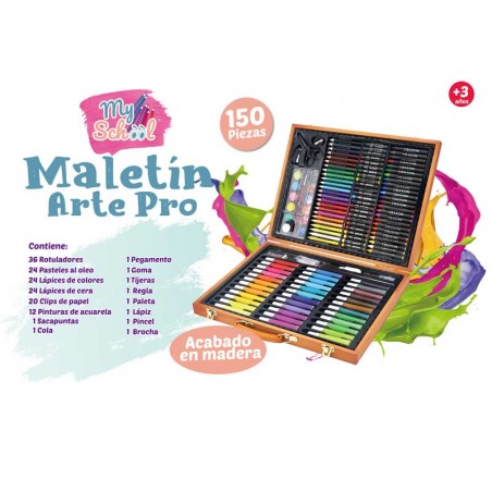 Maletín de Pintura Pro 150 piezas