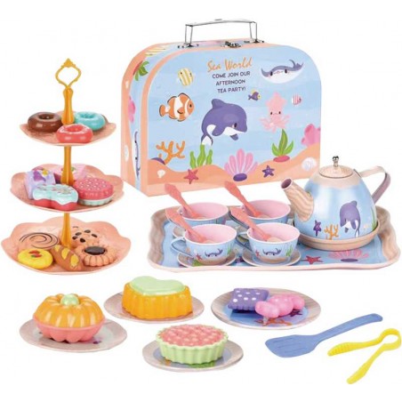 Set Pasteles Y Té Infantil 45 Piezas