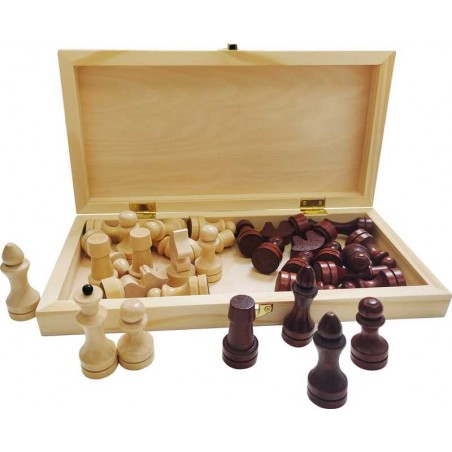 Juego Ajedrez de Madera Plegable