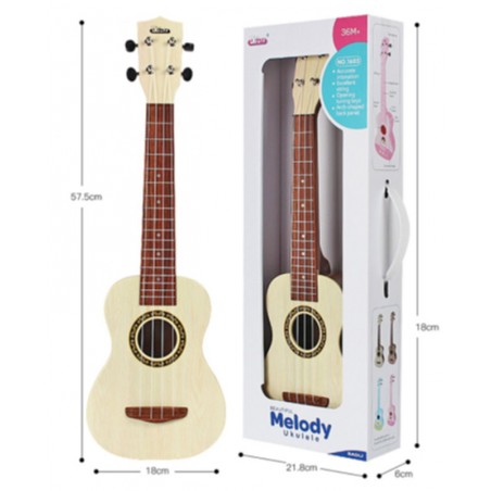 Ukelele Infantil Color Madera