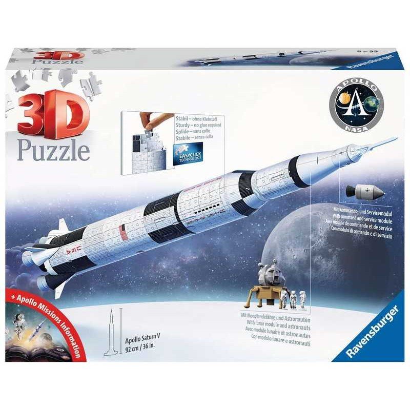 Puzzle 3D Apollo Saturn V Rocket