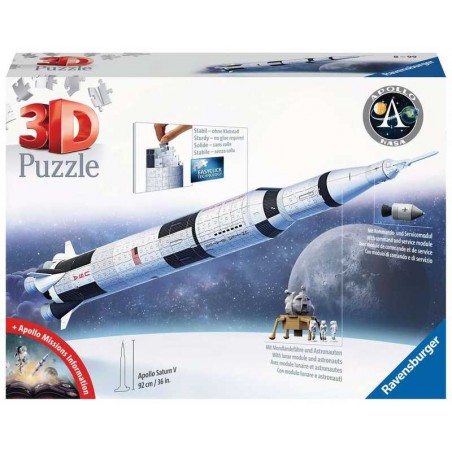 Puzzle 3D Apollo Saturn V Rocket