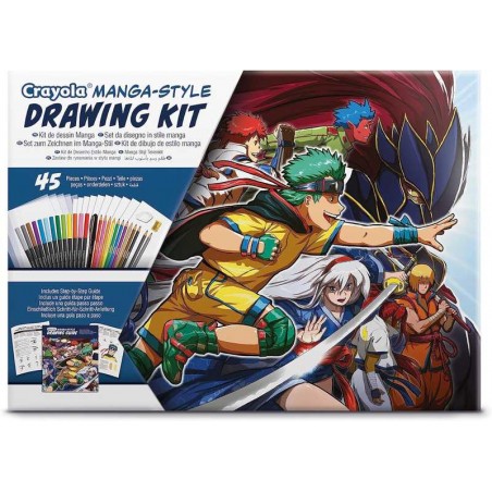 Súper Set Aprende A Dibujar Manga Crayola